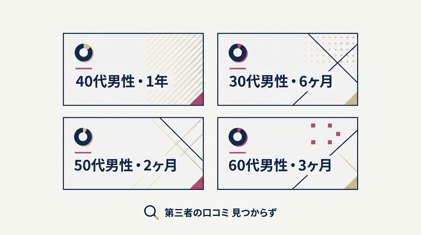 公式サイトに掲載された成婚事例と、口コミの現状。