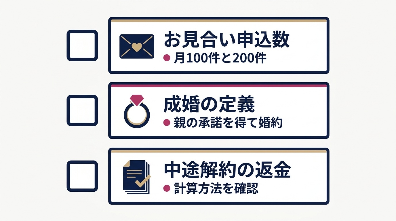 マーズカフェに申し込む前に確認したい3つのポイント。