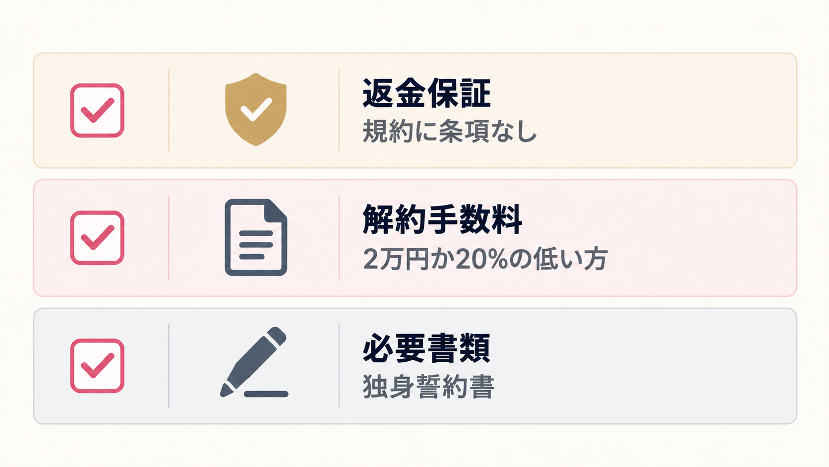 ヒトオシに申し込む前に確認したい3つのポイント。