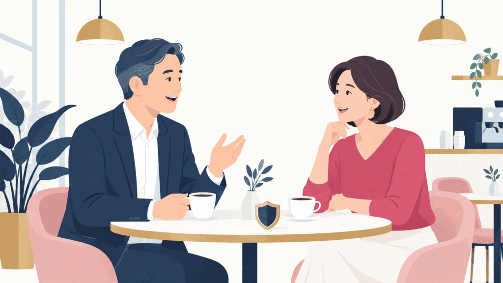 仕組みのある場で、安心して相手と向き合う。