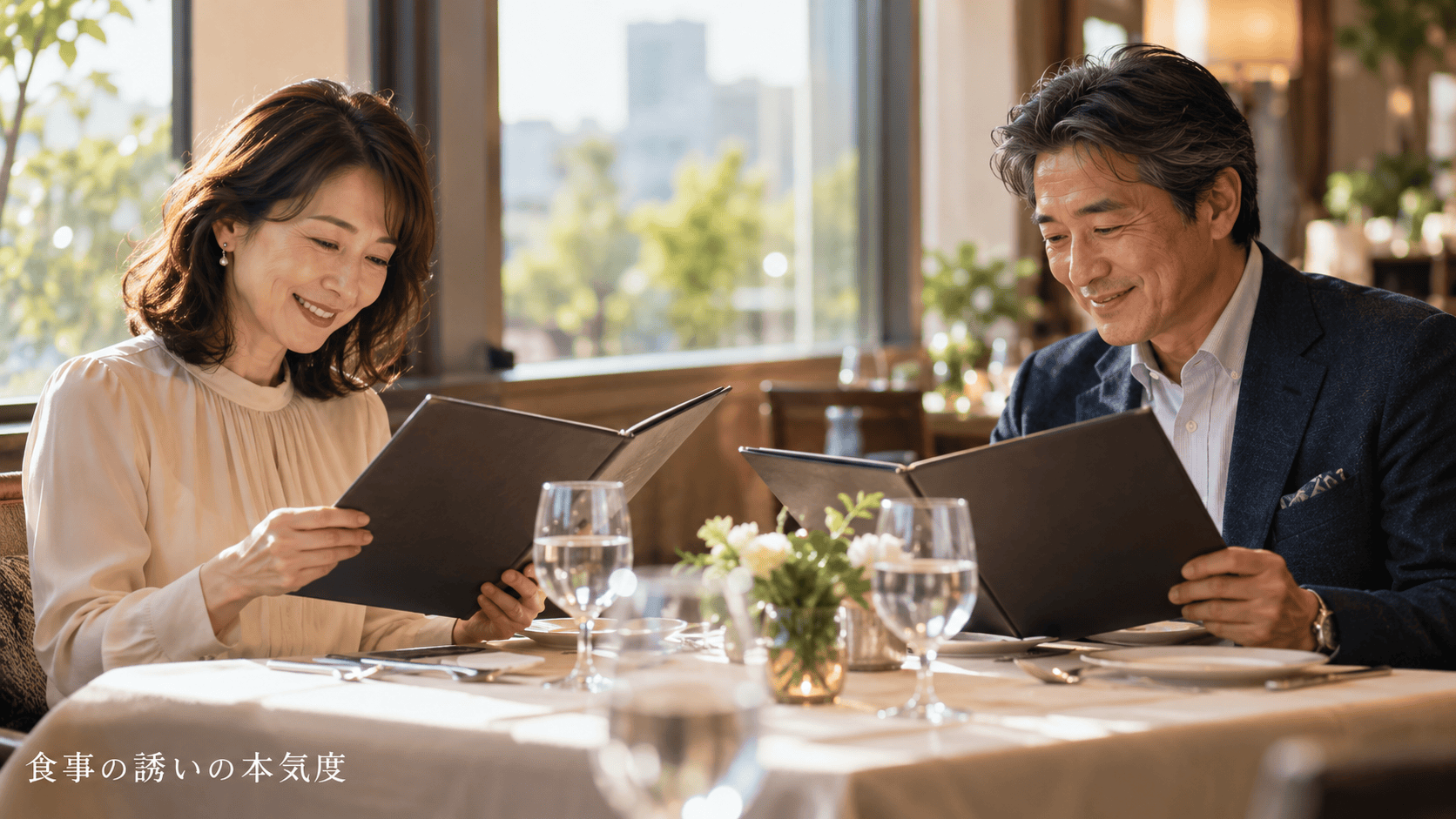女性から食事に誘う 本気度