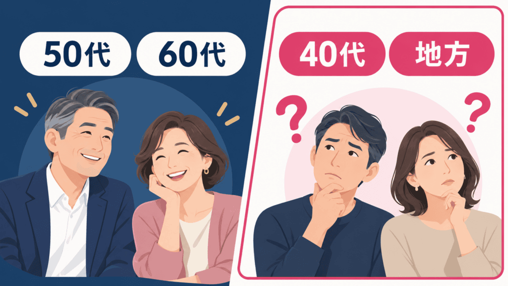 ハハロルが合いやすい層と、ほかの選択肢も比べたい層の対比