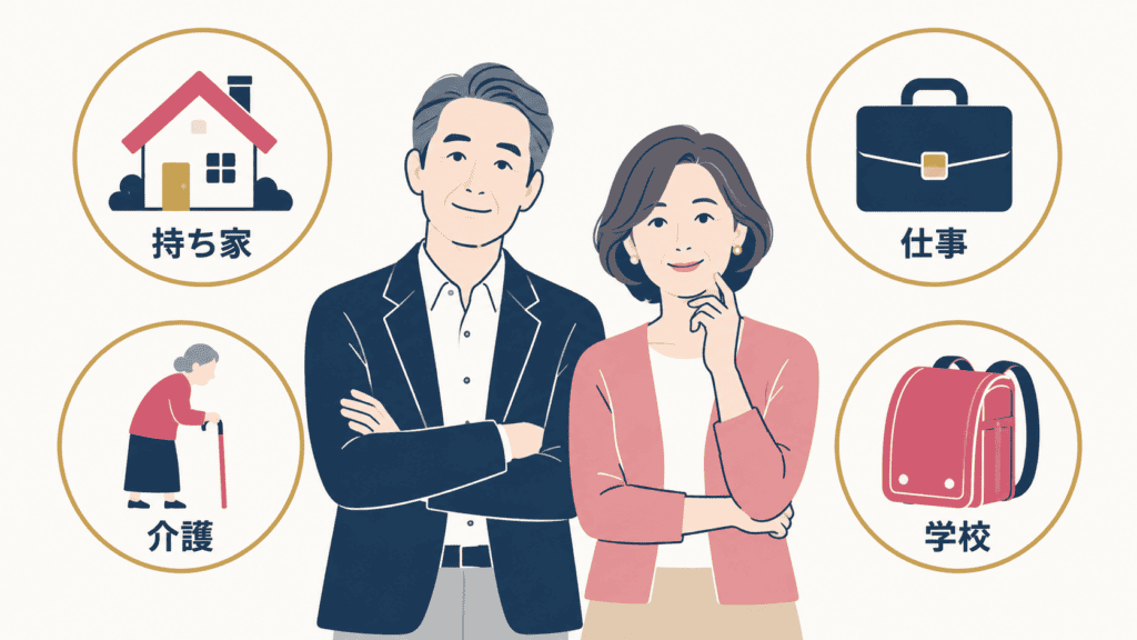 40〜60代の再婚で同居を難しくする4つの事情。