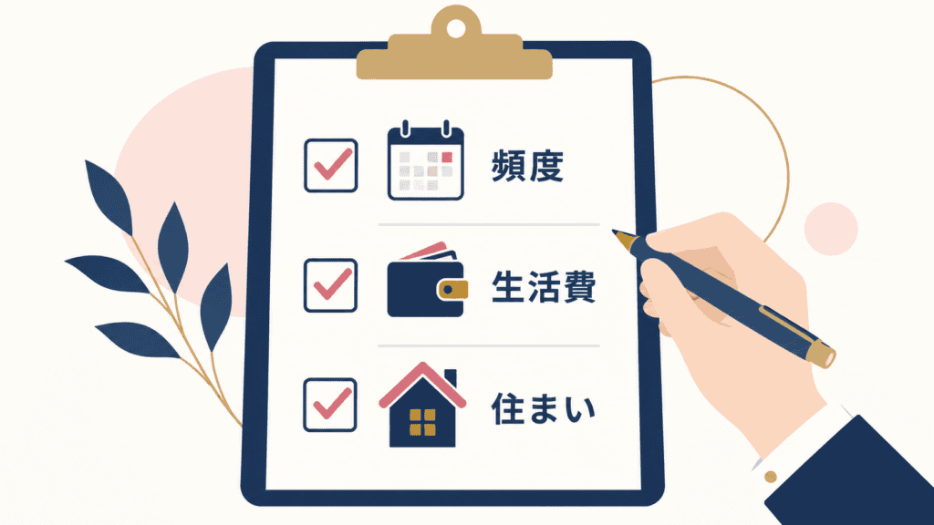 別居婚を始める前に決めておきたい3つのこと。