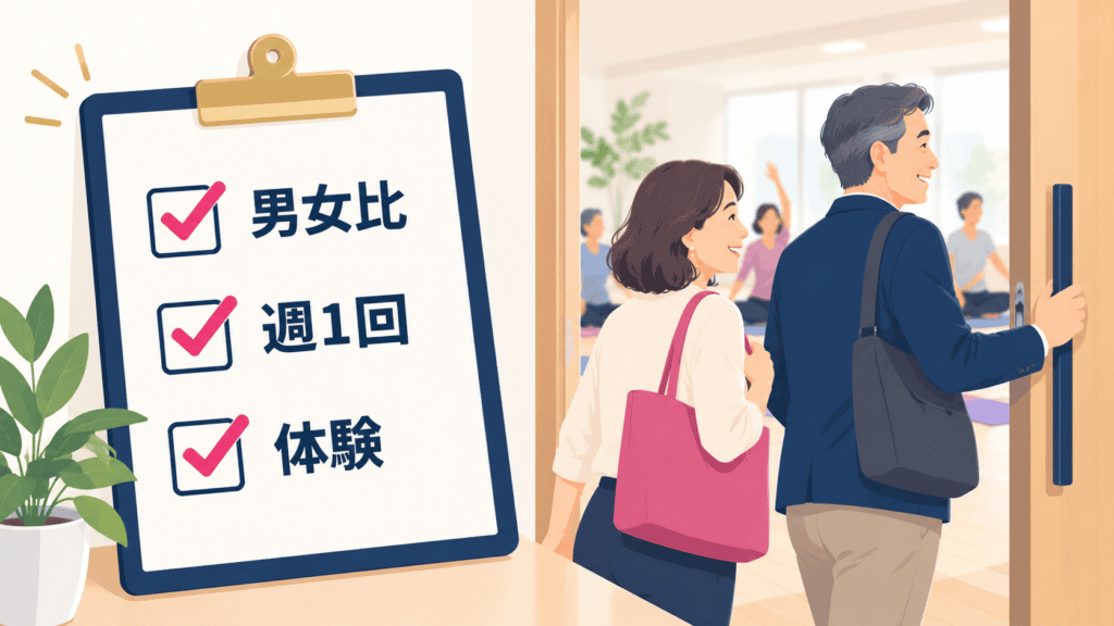 50代が習い事を選ぶときの確認ポイントのチェックリスト