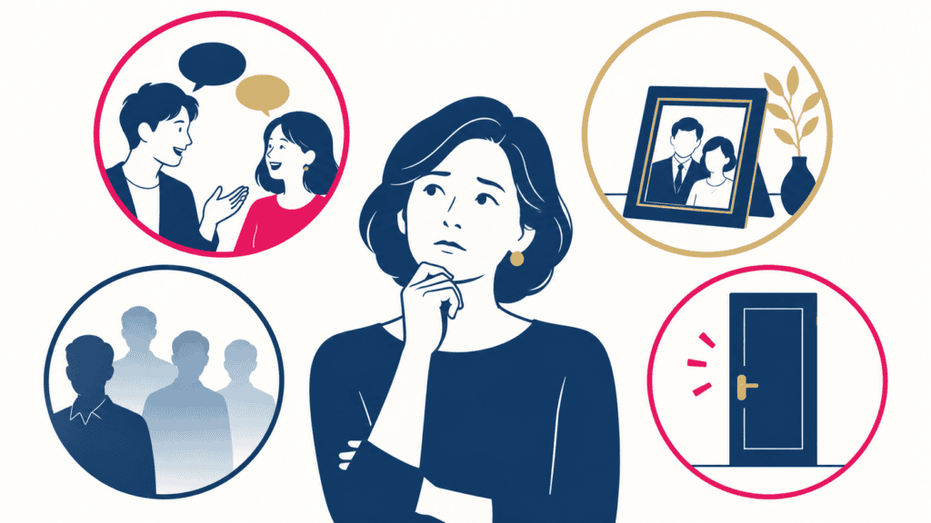 恋愛対象外と感じてしまう4つの理由のイメージ